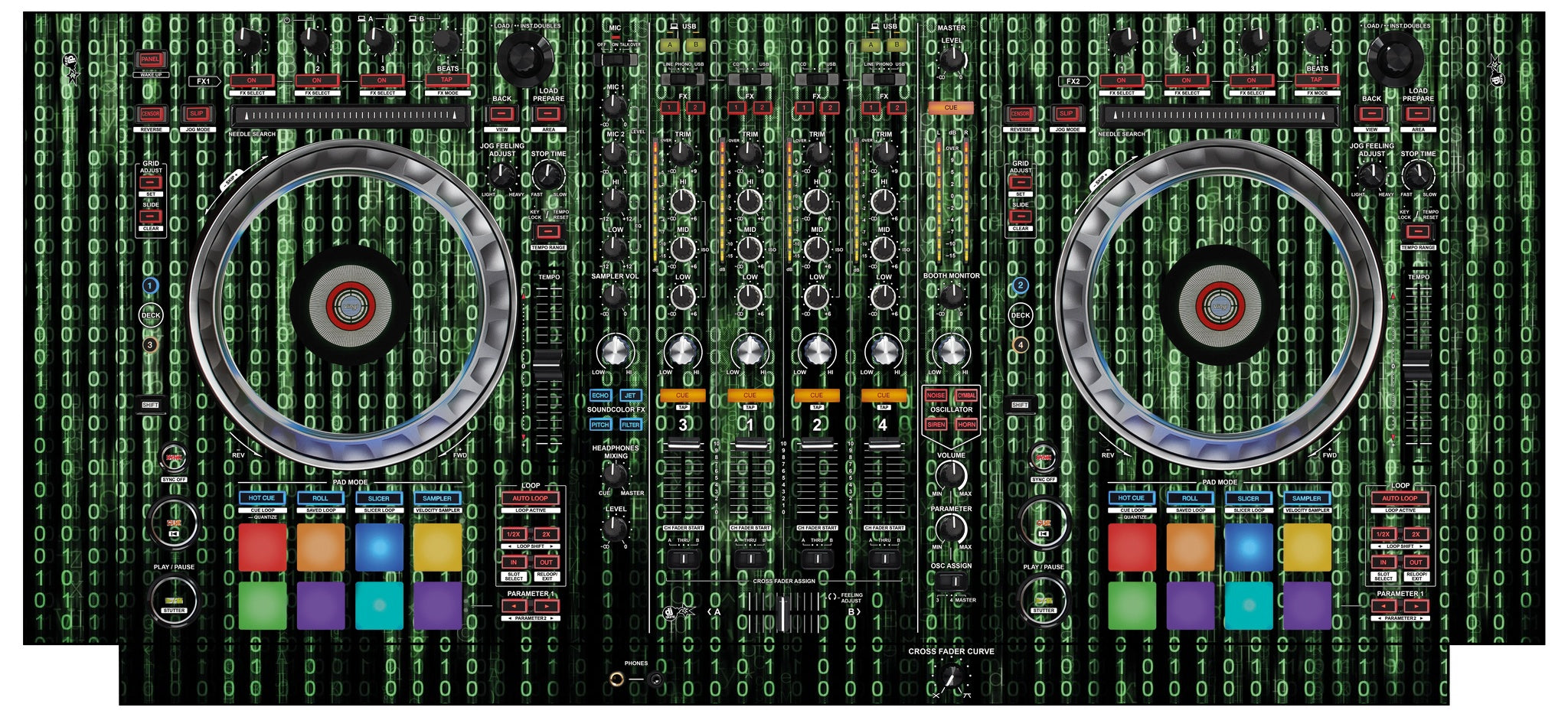 Pioneer DJ DDJ SZ Skin Matrix