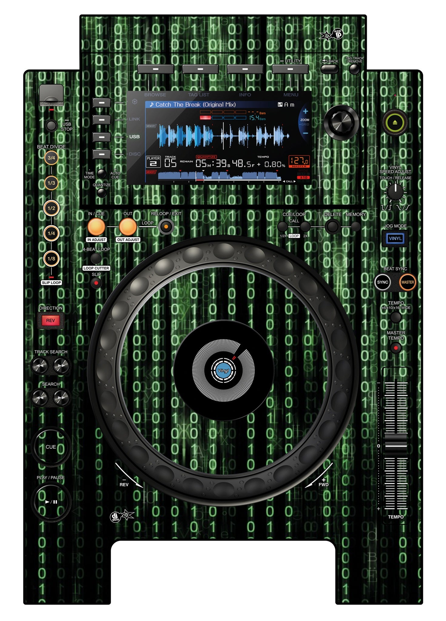 Pioneer DJ CDJ 900 NEXUS Skin Matrix