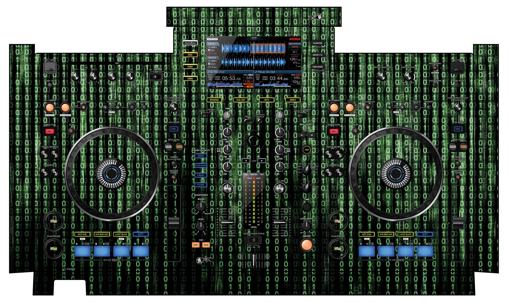 Pioneer DJ XDJ RX Skin Matrix