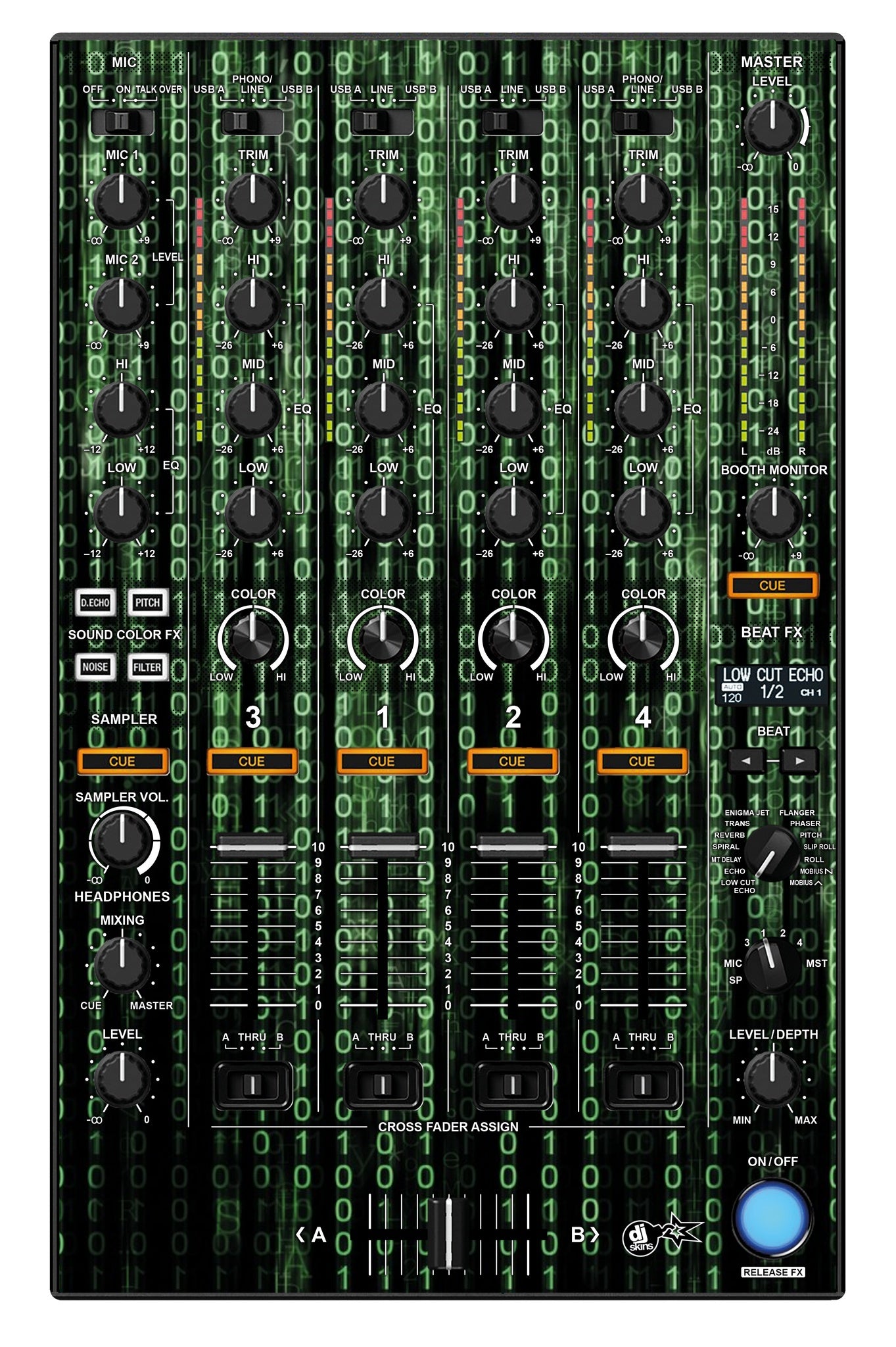 Pioneer DJ DDJ 1000 MIXER Skin Matrix