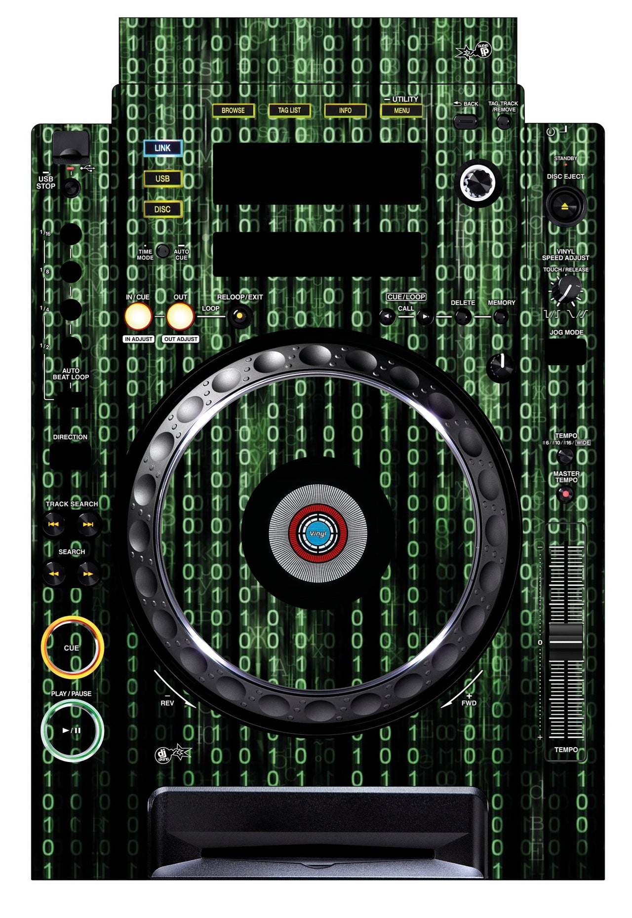 Pioneer DJ CDJ 900 Skin Matrix