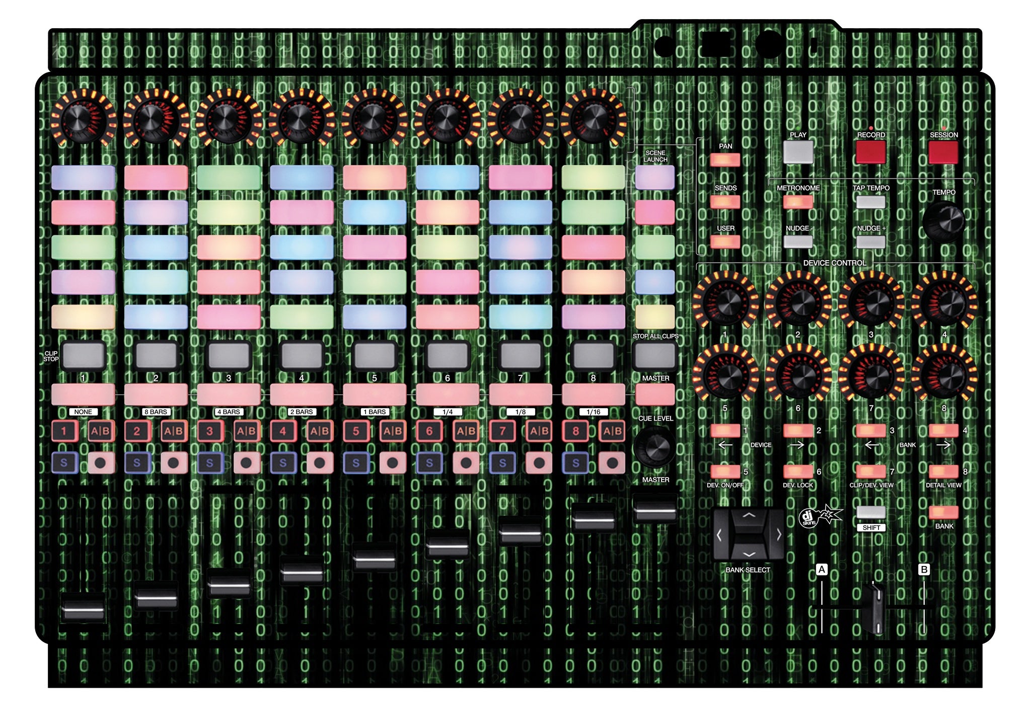 DJ Skins® Akai Pro APC 40 MK2 Skin Matrix