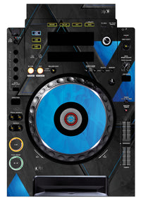 Pioneer DJ CDJ 900 Skin Metallic Bermuda Blue