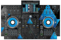 Denon DJ PRIME 4 Skin Metallic Bermuda Blue