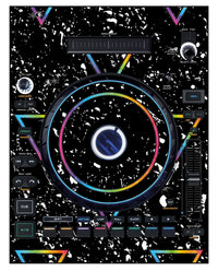 Denon DJ LC 6000 Skin Minimal Rainbow