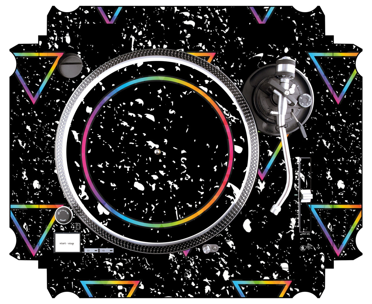 Technics 1200 / 1210 MK2 Skin Minimal Rainbow