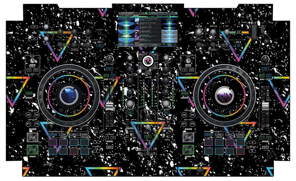 Denon DJ PRIME 2 Skin Minimal Rainbow