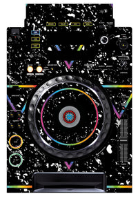 Pioneer DJ CDJ 900 Skin Minimal Rainbow