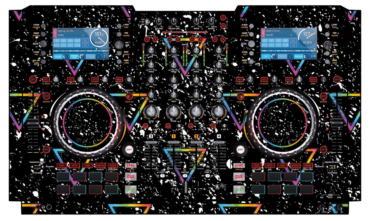 Numark NV 2 Skin Minimal Rainbow