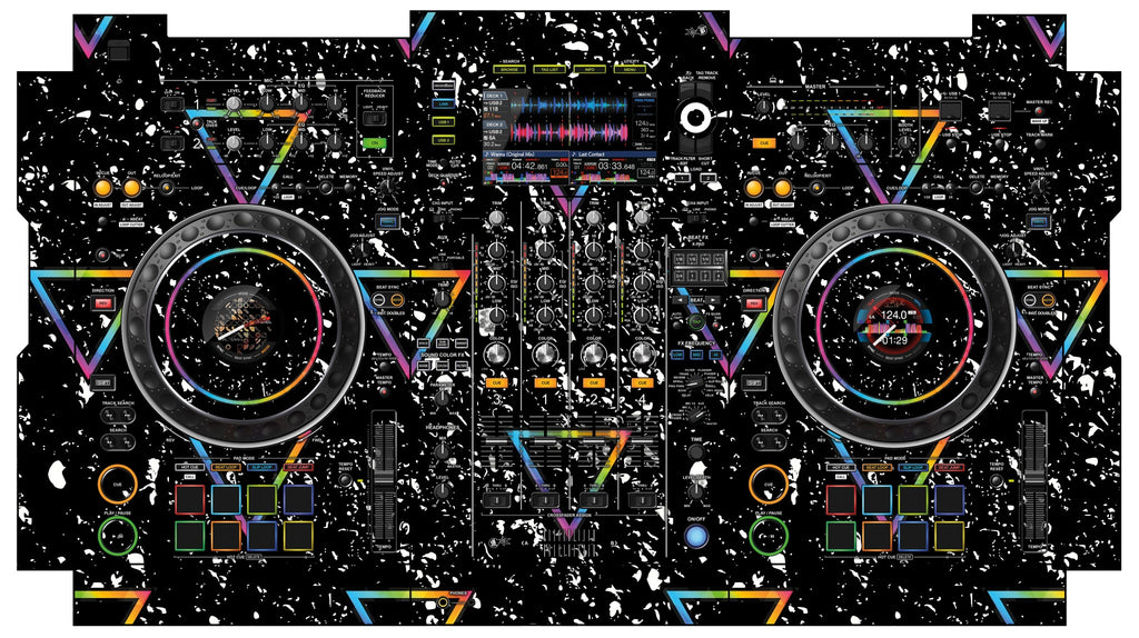 Pioneer DJ XDJ XZ Skin Minimal Rainbow