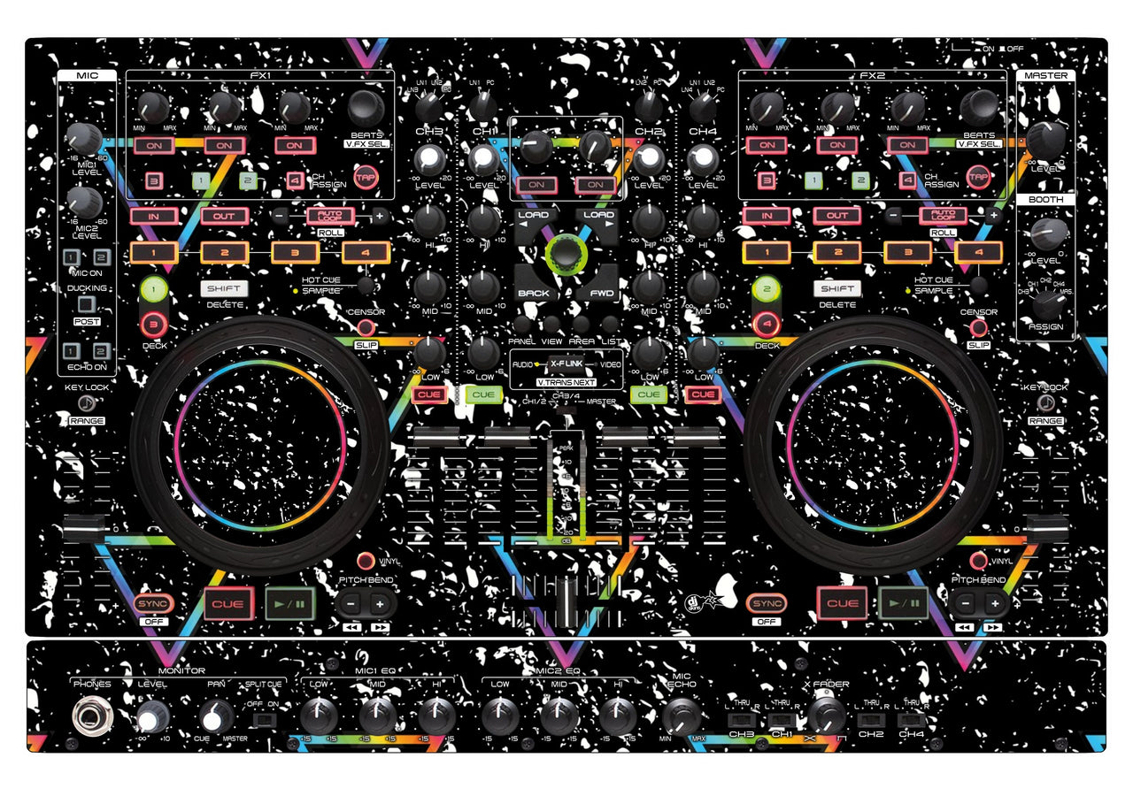 Denon DJ MC 6000 MK2 Skin Minimal Rainbow
