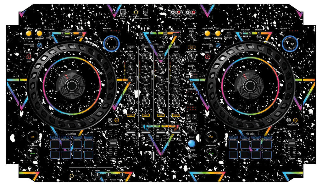Pioneer DJ DDJ FLX6 Skin Minimal Rainbow