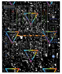 Pioneer DJ DJM A9 Skin Minimal Rainbow