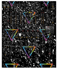 Pioneer DJ DJM V10 LF Skin Minimal Rainbow