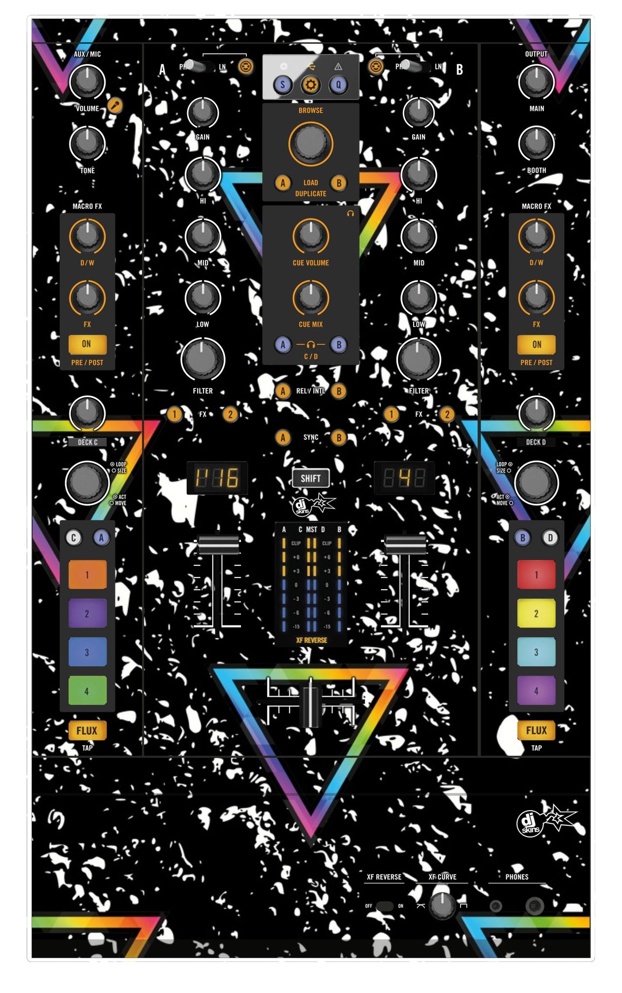 Native Instruments Z2 Skin Minimal Rainbow