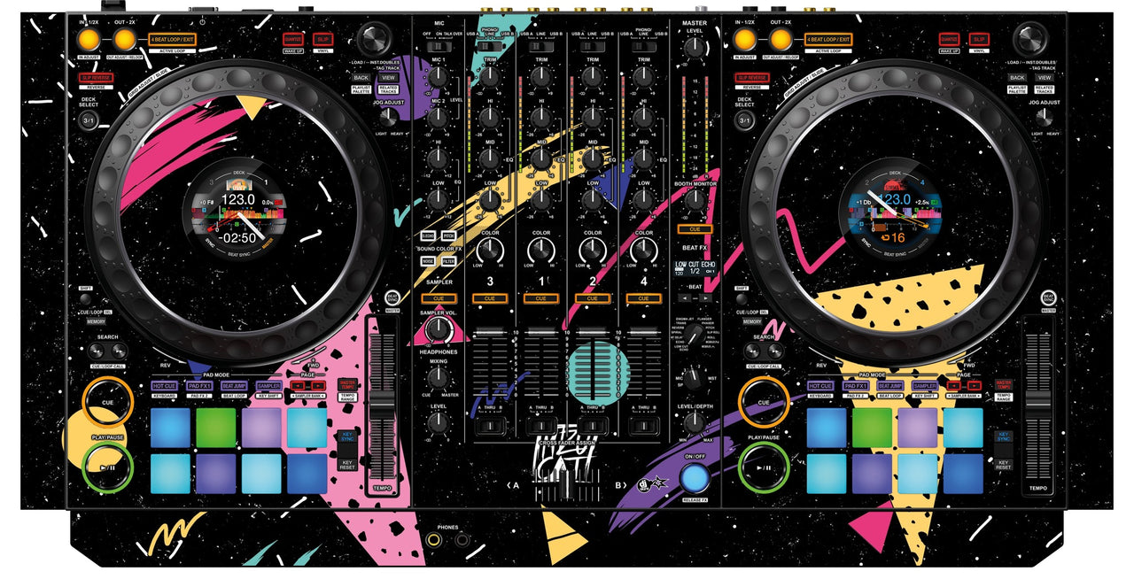 Pioneer DJ DDJ 1000 Skin Mizucat Black
