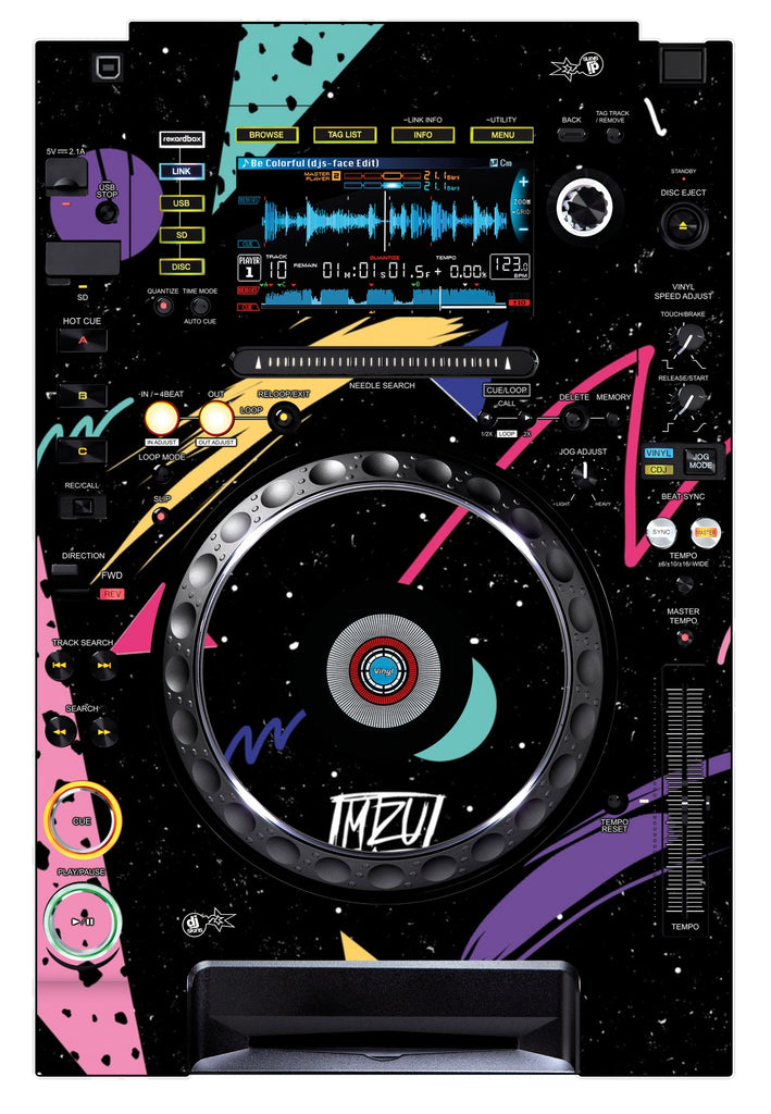 Pioneer DJ CDJ 2000 NEXUS Skin Mizucat Black