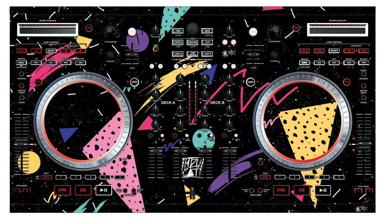 Numark NS 6 Skin Mizucat Black
