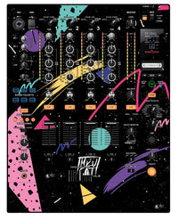 Pioneer DJ DJM 900 NEXUS Skin Mizucat Black