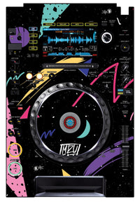 Pioneer DJ CDJ 2000 Skin Mizucat Black