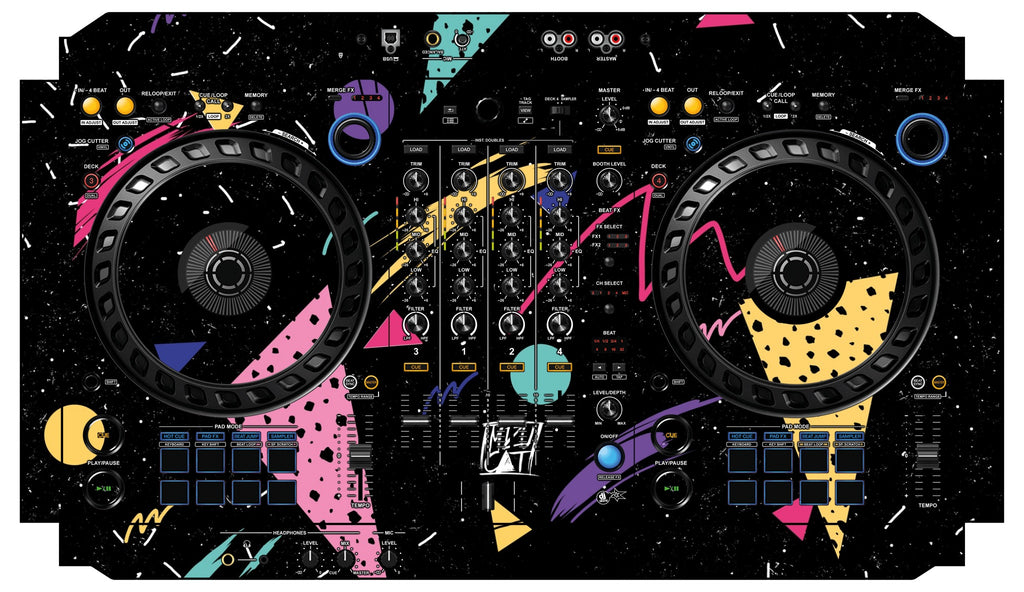 Pioneer DJ DDJ FLX6 Skin Mizucat Black