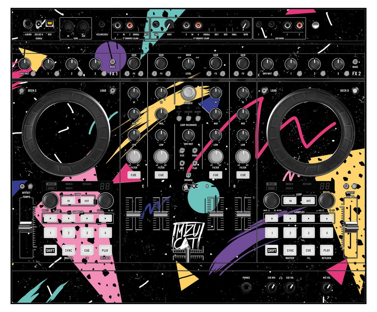 Native Instruments S4 MK1 Skin Mizucat Black