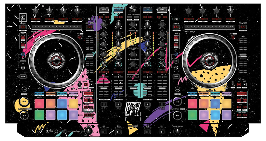 Pioneer DJ DDJ SX 2 Skin Mizucat Black