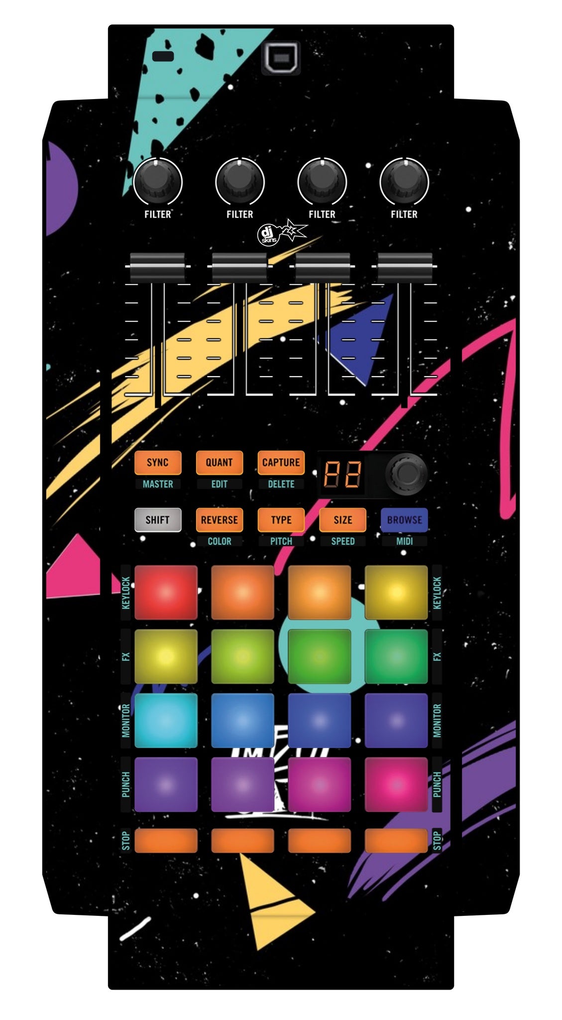 Native Instruments F1 Skin Mizucat Black