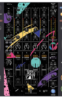 Pioneer DJ DDJ FLX10 MIXER Skin Mizucat Black