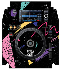 Pioneer DJ XDJ 1000 MK2 Skin Mizucat Black