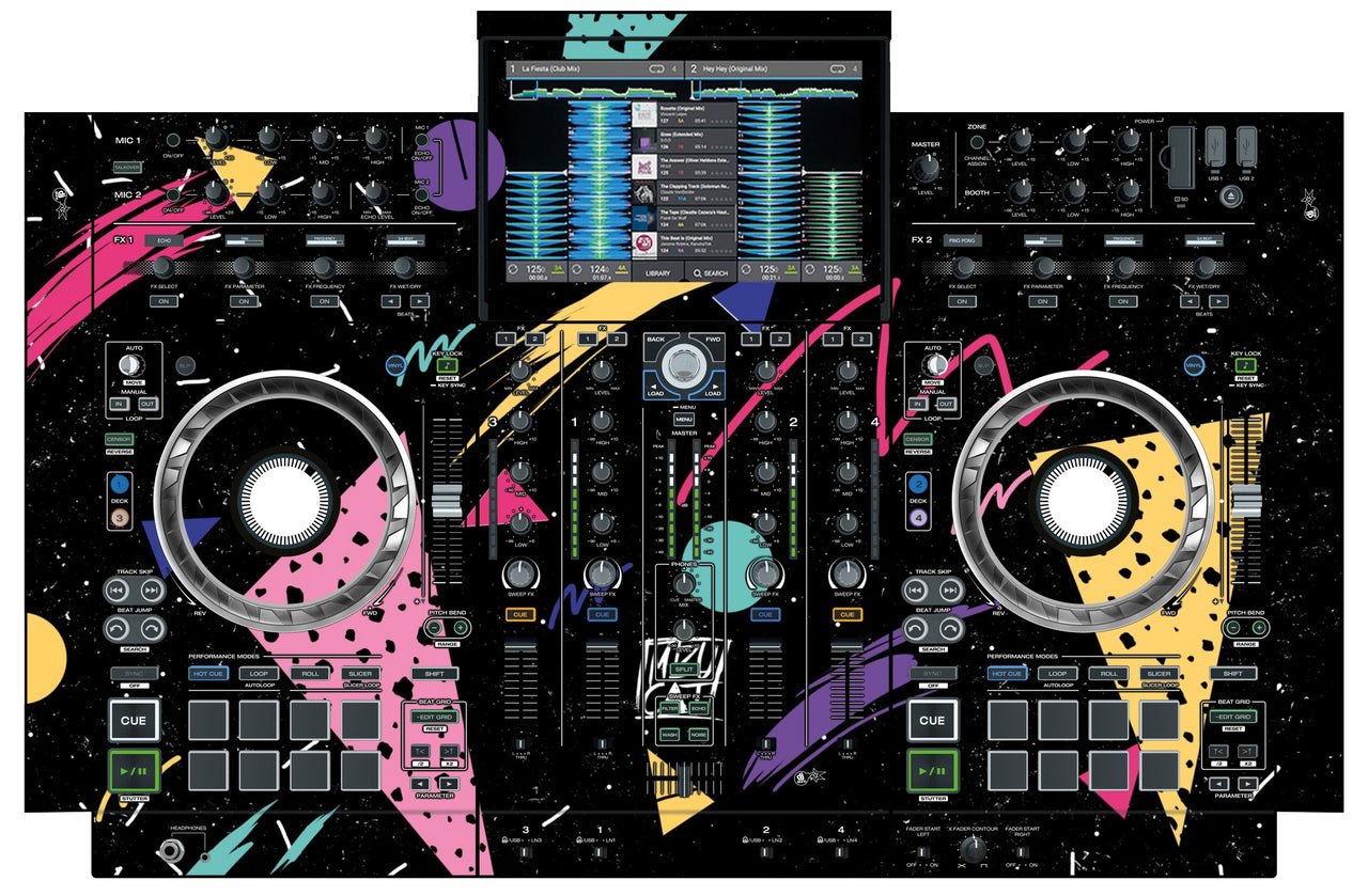Denon DJ PRIME 4 Skin Mizucat Black