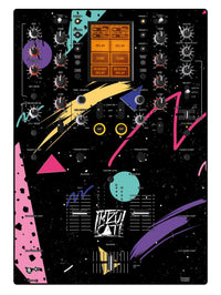 Pioneer DJ DJM 909 Skin Mizucat Black
