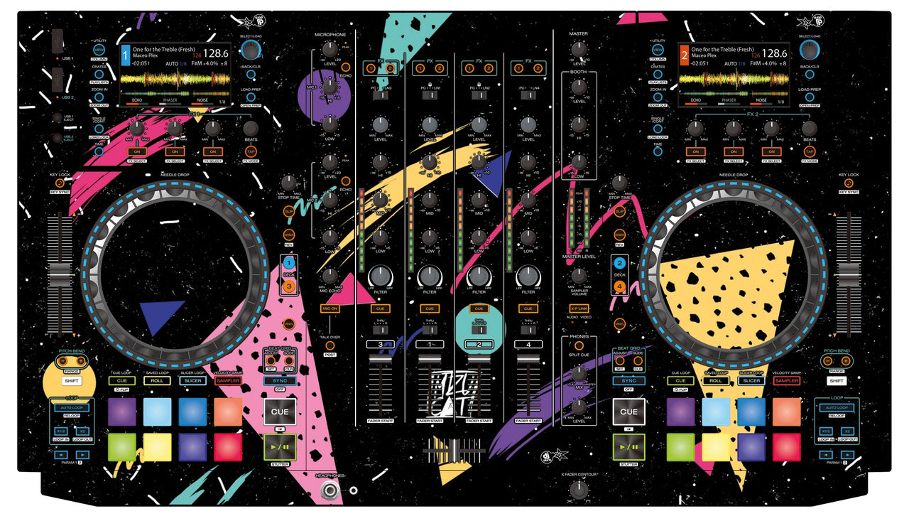 Denon DJ MCX 8000 Skin Mizucat Black