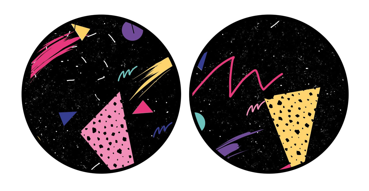 Universal Vinyl Labelsticker (10.2 cm - REGULAR) Skin Mizucat Black