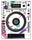 Pioneer DJ CDJ 850 Skin Mizucat White