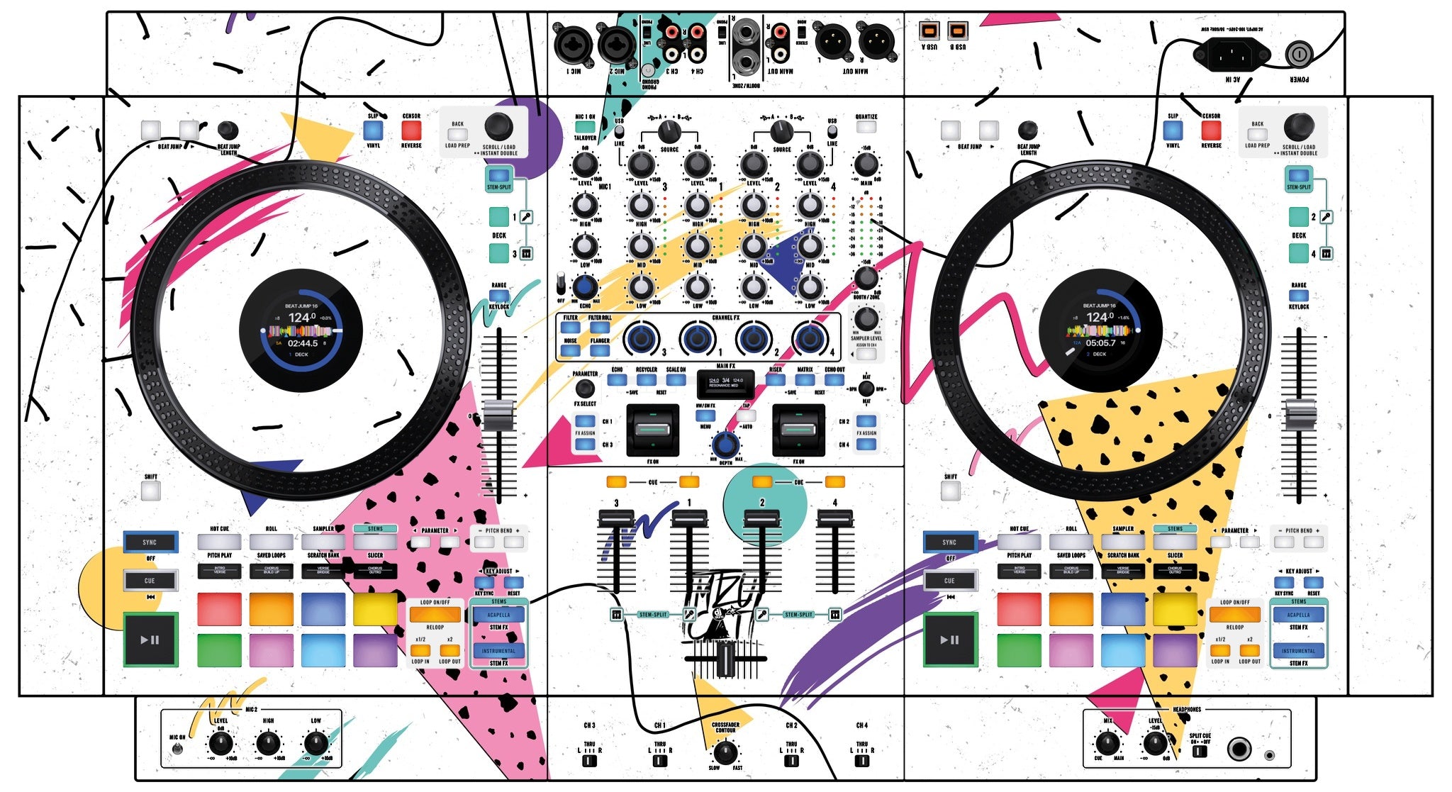 Rane FOUR Skin Mizucat White