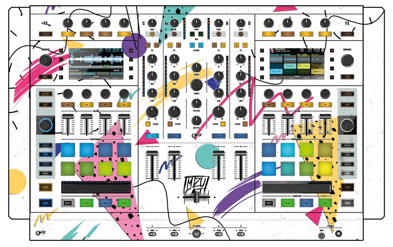 Native Instruments S8 Skin Mizucat White