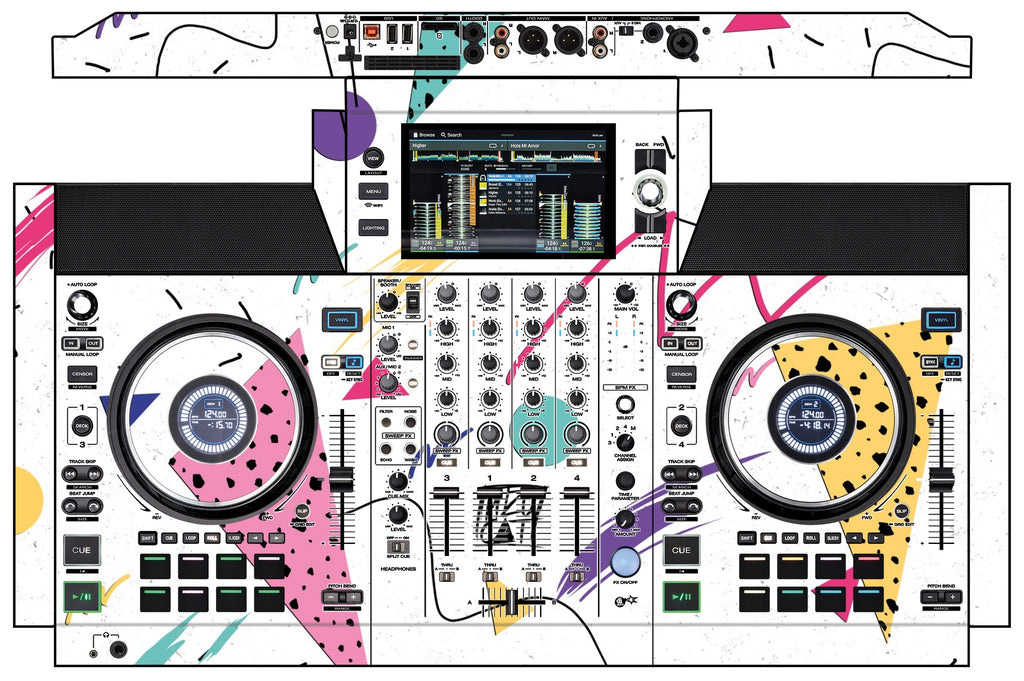 Denon DJ SC Live 4 Skin Mizucat White