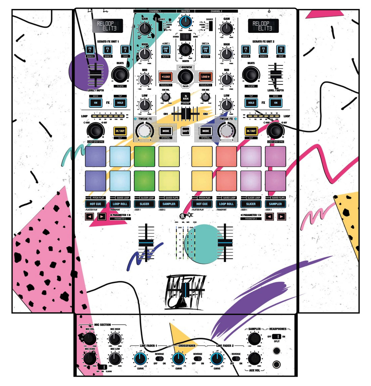 Reloop Elite Skin Mizucat White