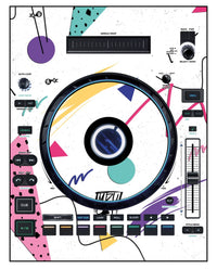 Denon DJ LC 6000 Skin Mizucat White