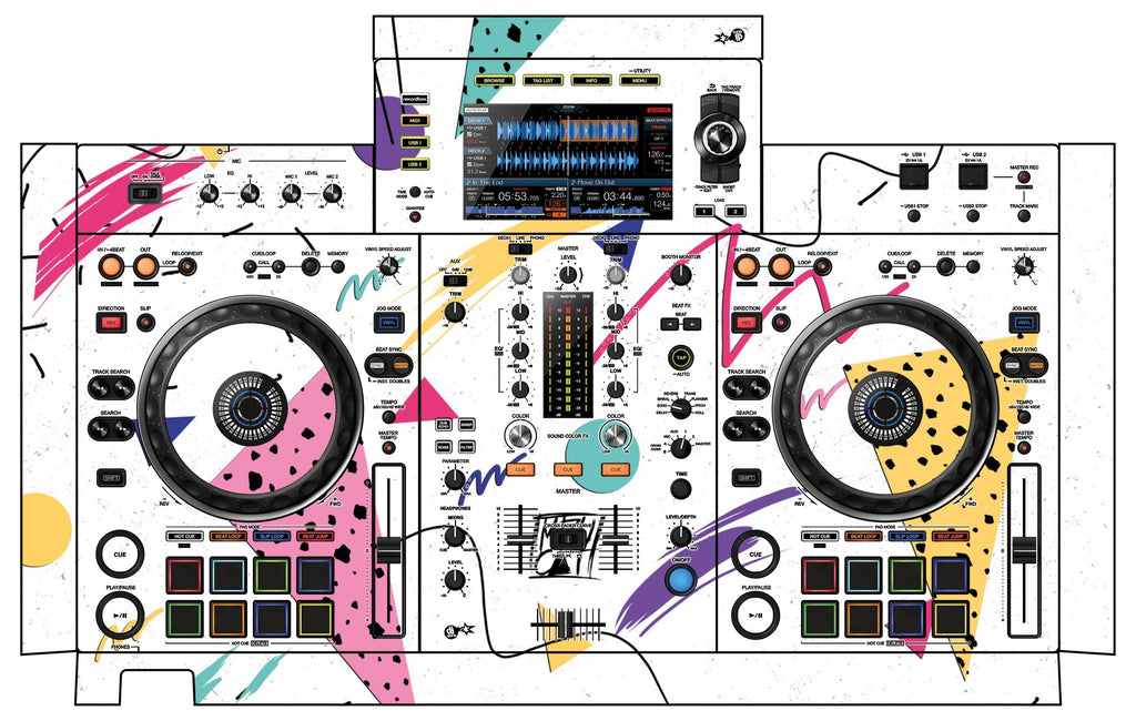 Pioneer DJ XDJ RX 2 Skin Mizucat White