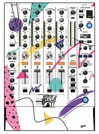 Pioneer DJ DJM 750 MK2 Skin Mizucat White