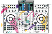 Denon DJ PRIME 4 Skin Mizucat White