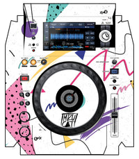 Pioneer DJ XDJ 1000 MK2 Skin Mizucat White