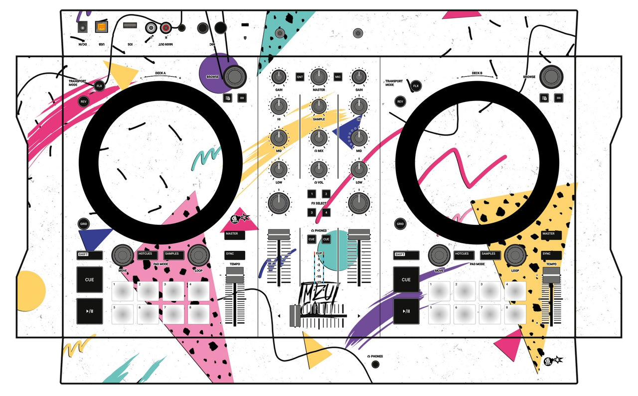 Native Instruments S2 MK3 Skin Mizucat White