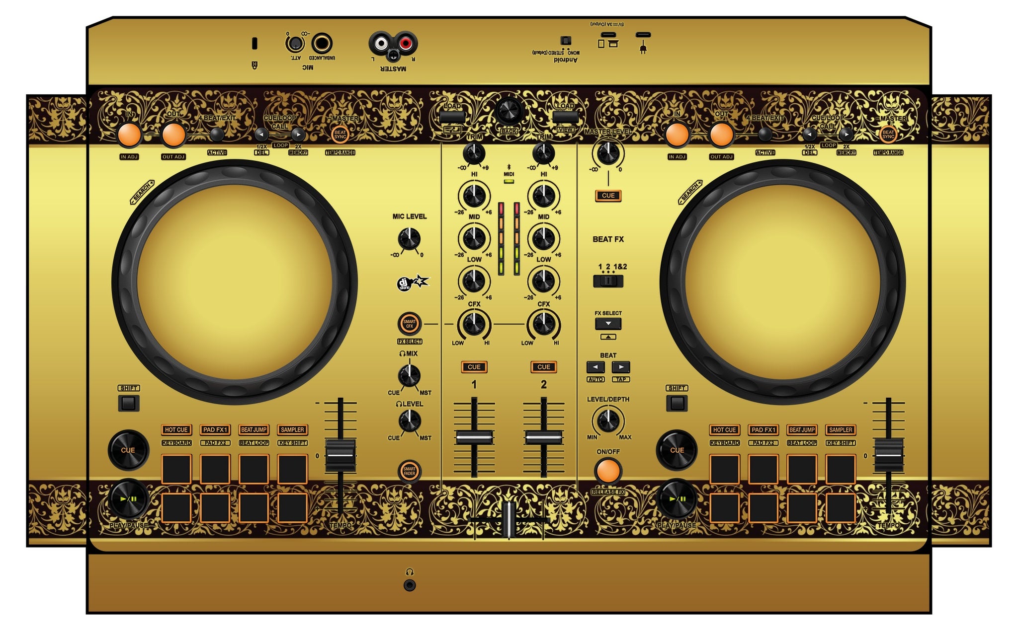 Pioneer DJ DDJ FLX 4 Skin Monarchy