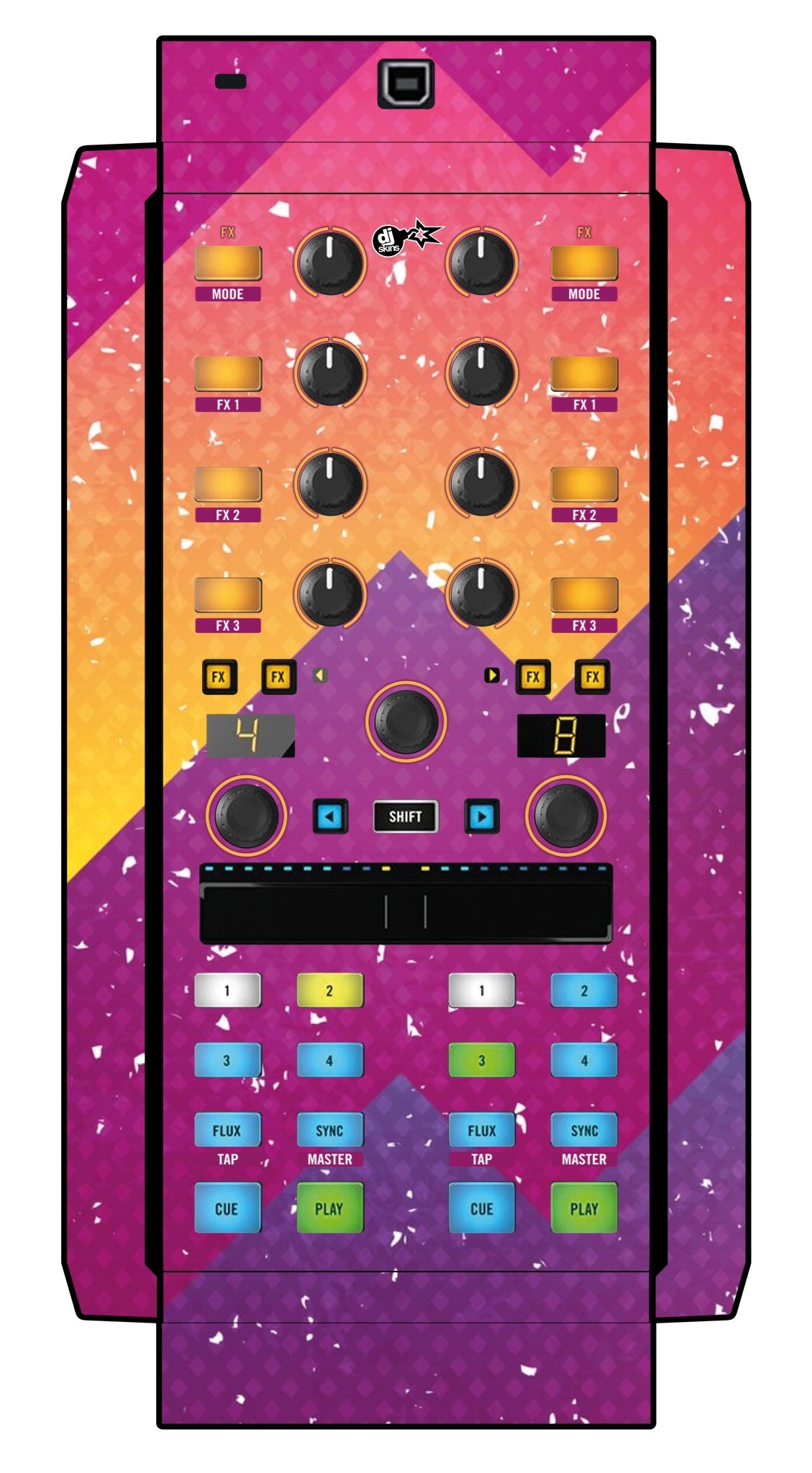 Native Instruments X1 MK2 Skin Multisynth