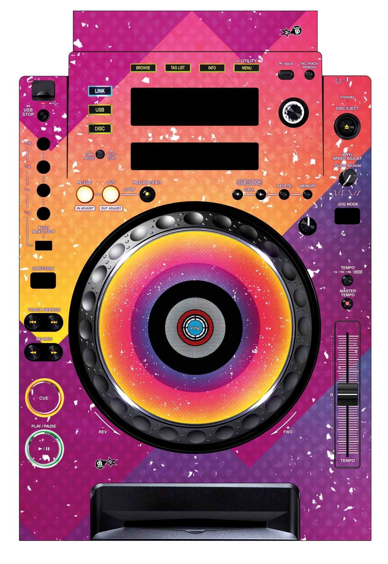 Pioneer DJ CDJ 900 Skin Multisynth