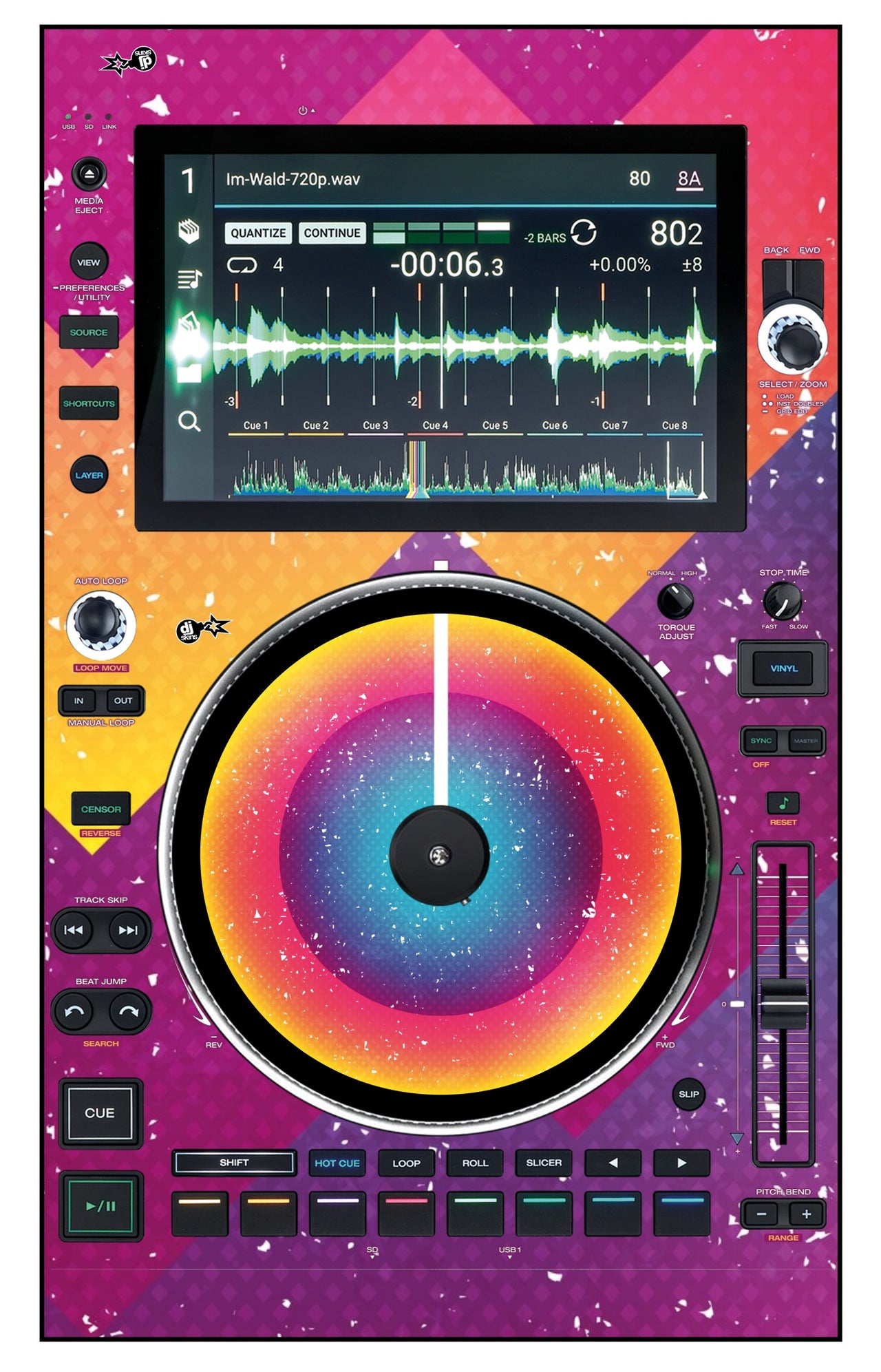 Denon DJ SC 6000 M Skin Multisynth