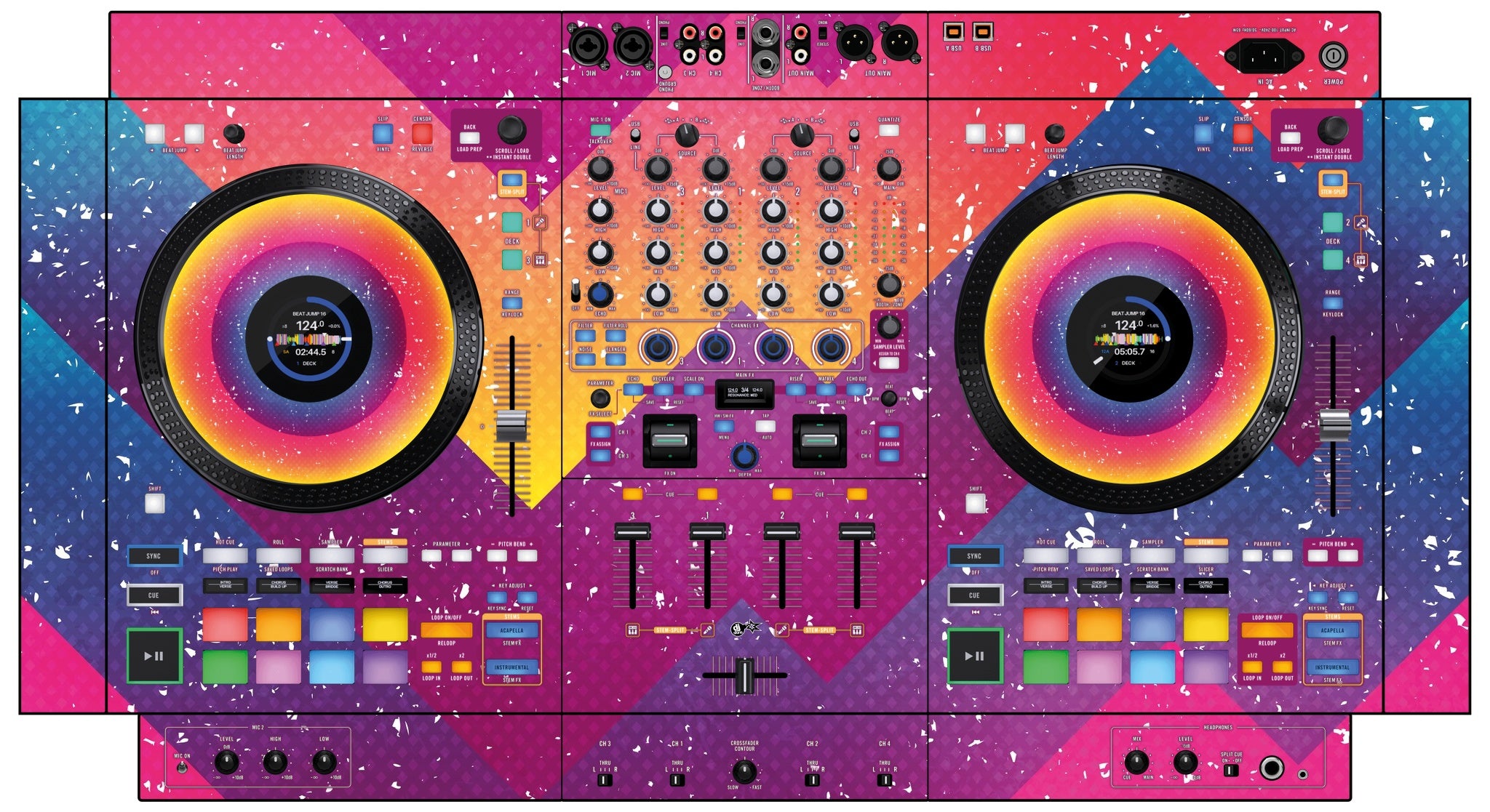 Rane FOUR Skin Multisynth